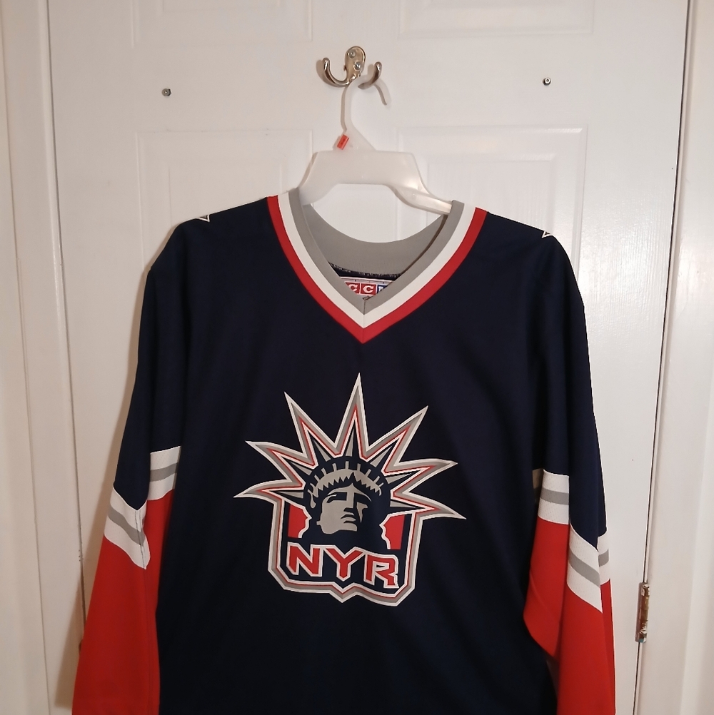 CCM WAYNE GRETZKY 99 NEW YORK RANGERS LIBERTY JERSEY Adult Large